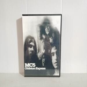 MC5 Oblivion Express VHS Rare Detroit Garage Rock live 1960s Early Punk Rock